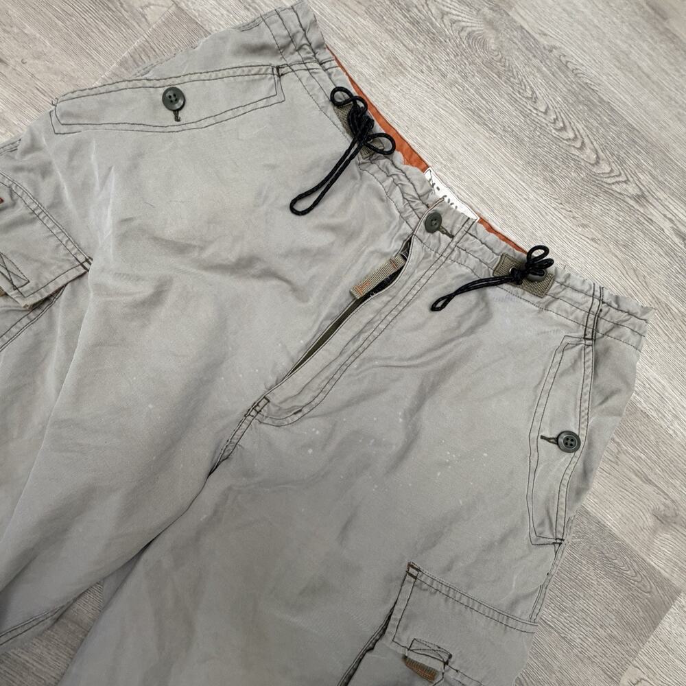 Vintage Abercrombie & Fitch Cargo Shorts Mens Large L Y2K Paratroop Utility
